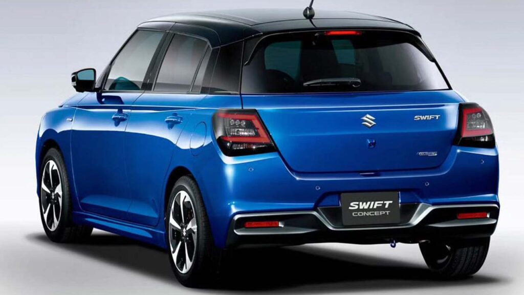 New Generation Suzuki Swift Concept 2024 Rear Three Quarters