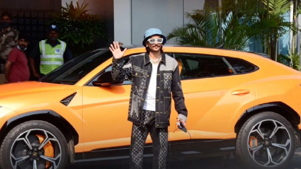 Ranveer Singh with Lamborghini Urus