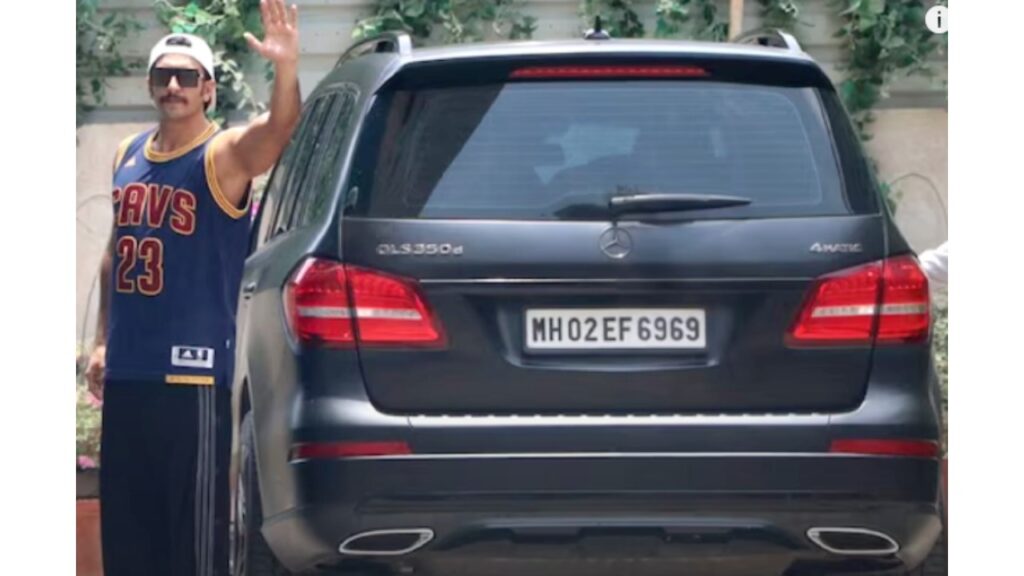 Ranveer Singh with Mercedes-Benz GLS350D