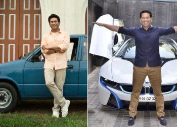 sachin tendulkar maruti 800 bmw i8