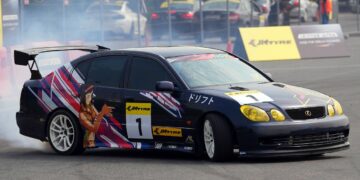 sanam sekhon lexus gs300 jk tyre drift challenge