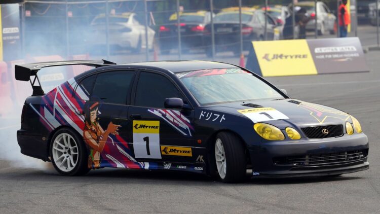 sanam sekhon lexus gs300 jk tyre drift challenge