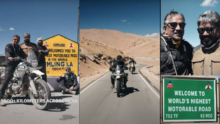 Royal Enfield Ceo Rides Himalayan 450 to Worlds Highest Motorable Pass video