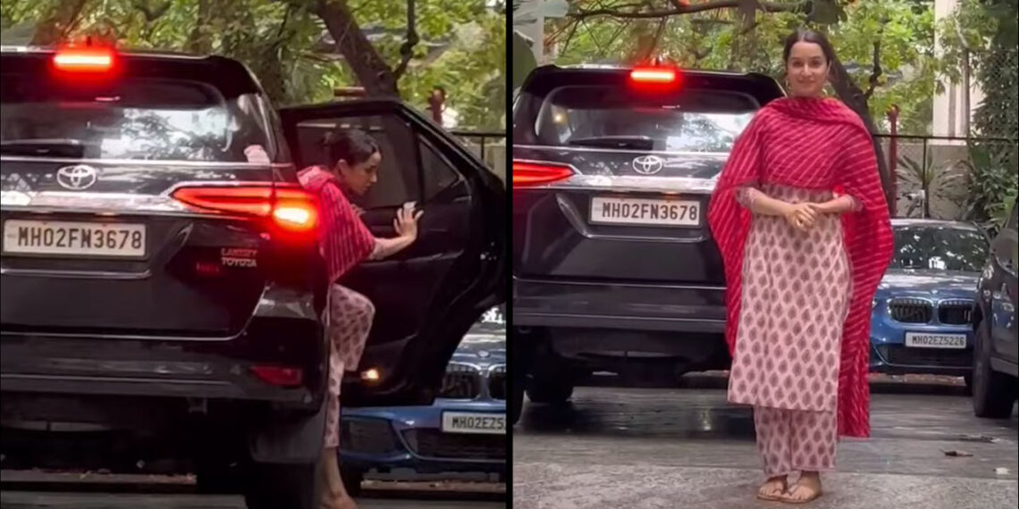 Shraddha Kapoor Spotted In New Toyota Fortuner [Video]