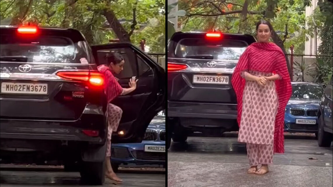Shraddha Kapoor Spotted in New Toyota Fortuner video