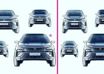 Tata Harrier Design Sketches