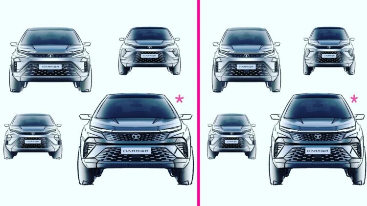 Tata Harrier Design Sketches