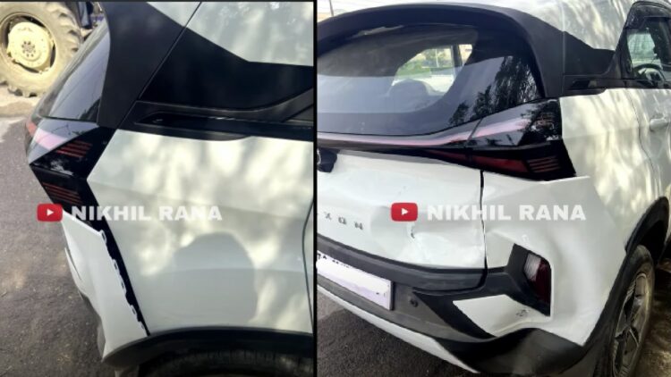 Tata Nexon Facelift First Accident