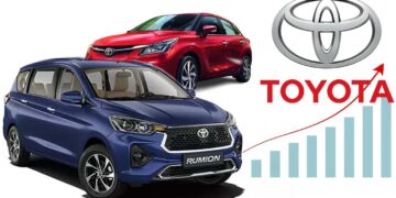 toyota rumion glanza sales growth