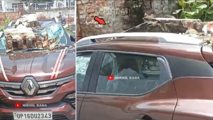 Wall Falls on Renault Kiger 4-star NCAP