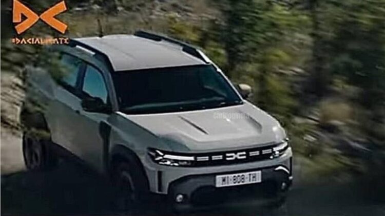 2024 Renault Duster Leaked Front Three Quarters