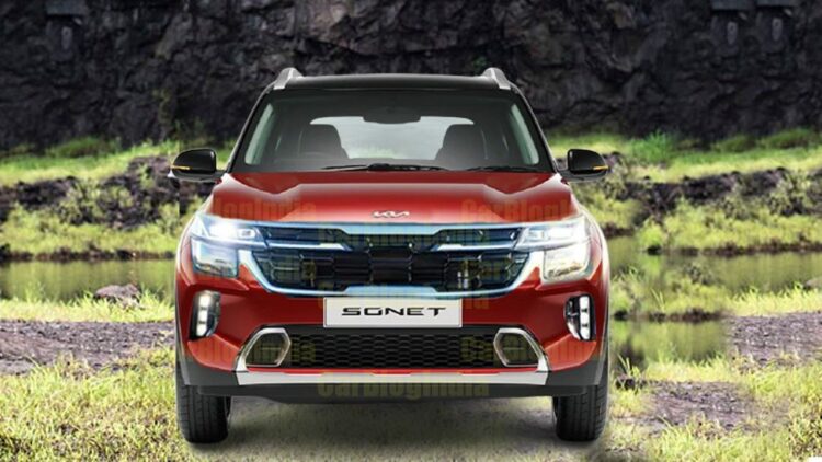 2024 Kia Sonet Rendered like Seltos