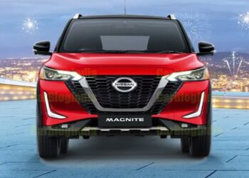 2024 Nissan Magnite Facelift Rendered