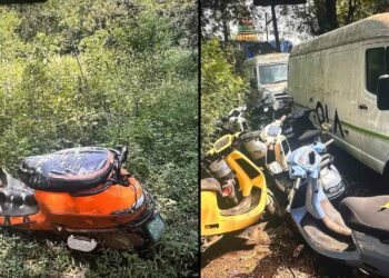 Ola Service Centre Neglected Scooters 4