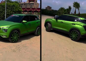 All-Green Hyundai Creta Hulk Edition