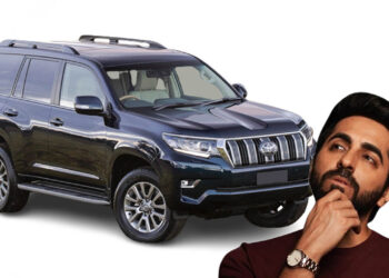 ayushmann khurana toyota land cruiser prado