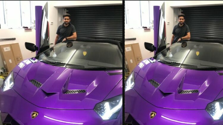 Babar Azam Lamborghini Aventador