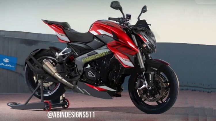 bajaj pulsar ns400 concept rendering