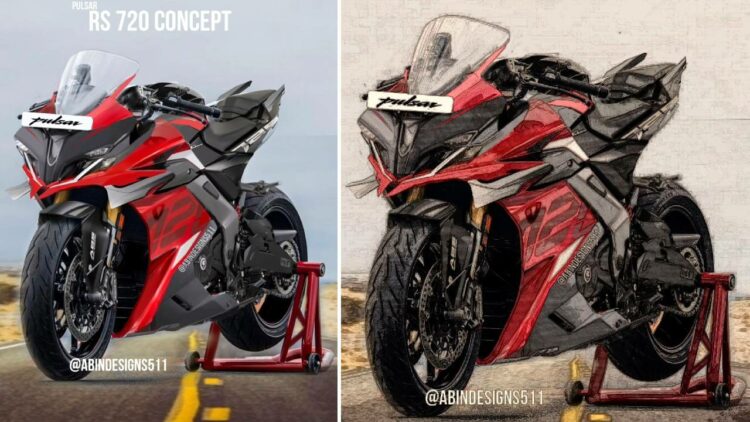 Bajaj Pulsar Rs720 Digital Concept