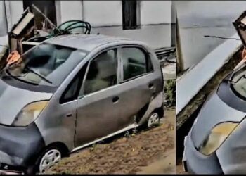 brick wall falls tata nano