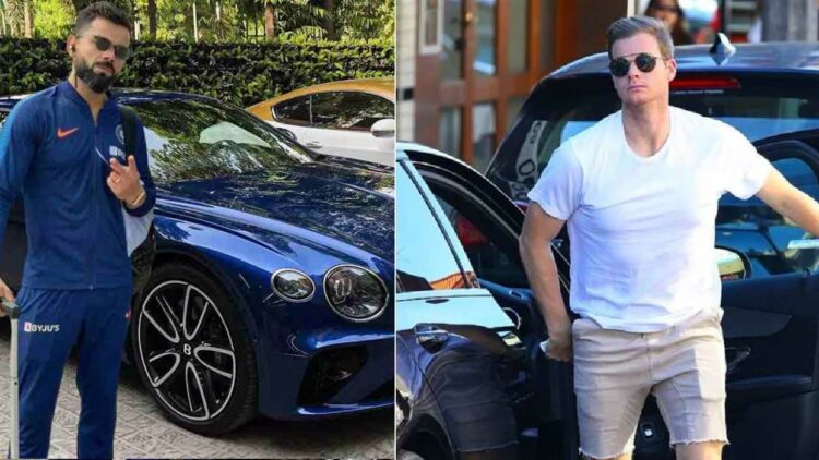 cars collection virat kohli Steve smith
