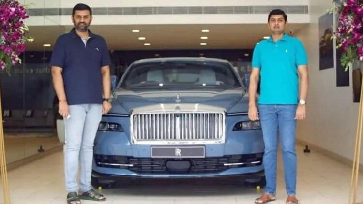 Chennai Builder Rolls Royce Spectre Delivery Chappal