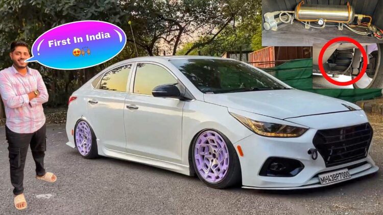 First Hyundai Verna with Air Suspension