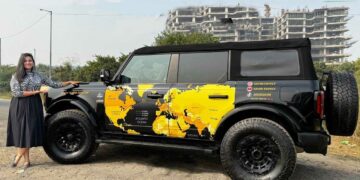 Man Drives Ford Bronco from Canada to India