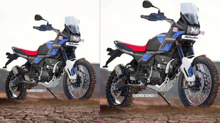 Hero Splendor Adventure Edition Concept