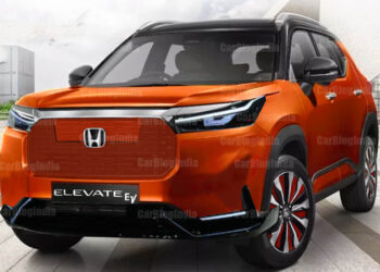 honda elevate ev rendering front three quarters