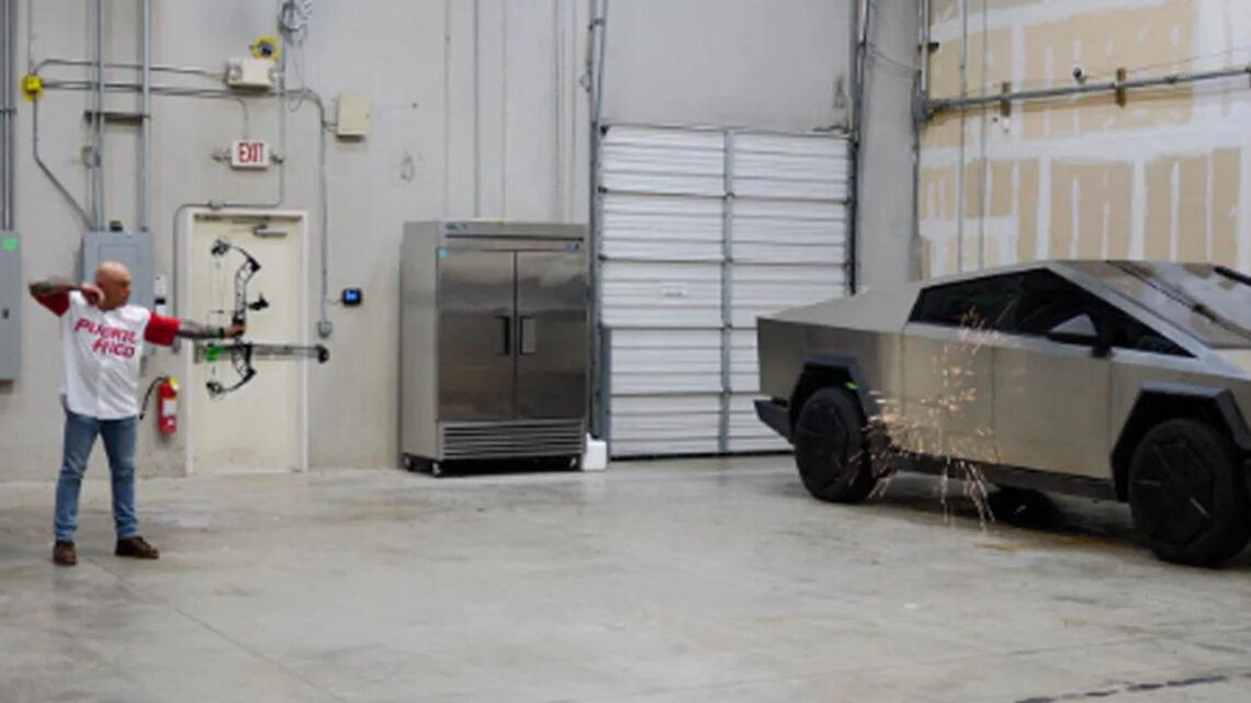 Elon Musk Enjoys Cigar as Joe Rogan Tests Tesla Cybertruck’s Toughness ...