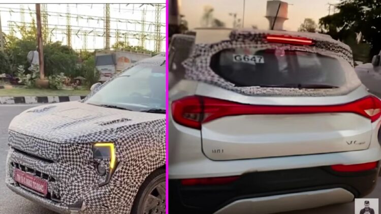 Mahindra Xuv300 Facelift Rear end Revealed