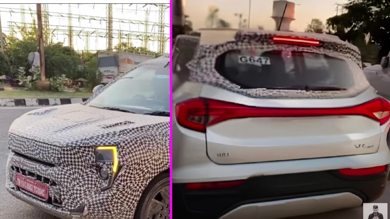 Mahindra XUV300 Facelift Rear-End Revealed