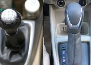 manual vs automatic cars gear lever