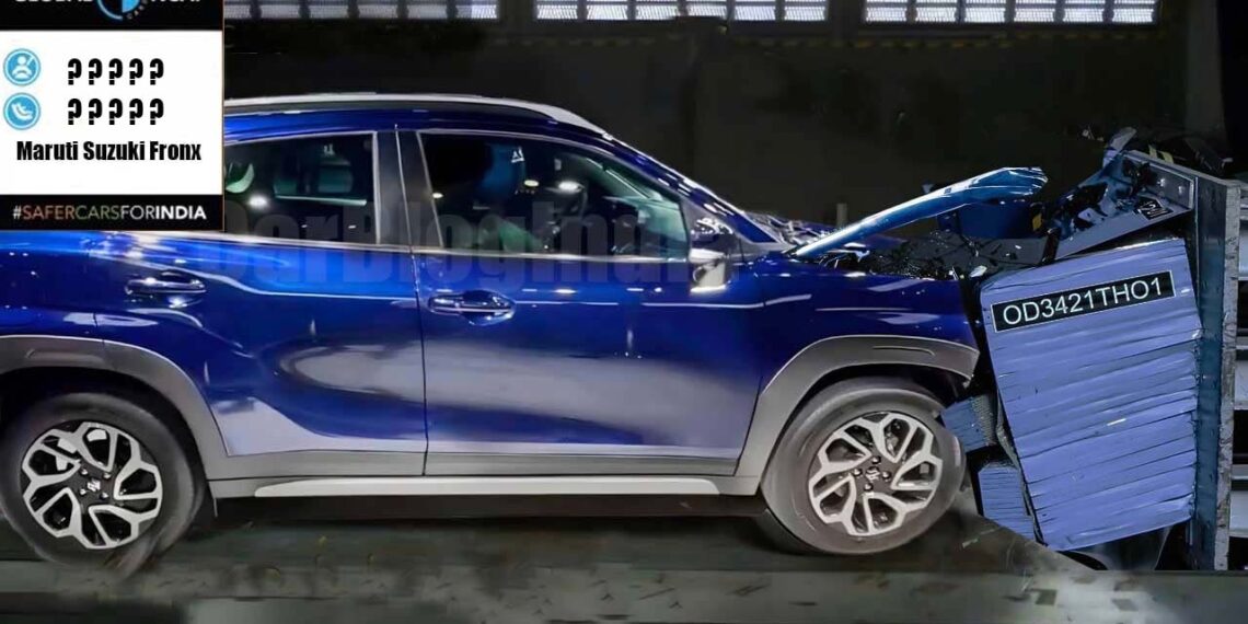 maruti fronx safety rating ncap