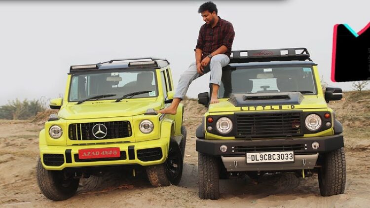 Maruti Jimny G wagon Conversion with Brabus Kit