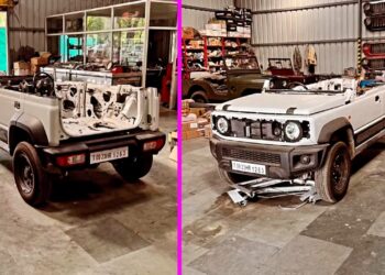 Maruti Jimny Roof Cut for Safari Vehicle