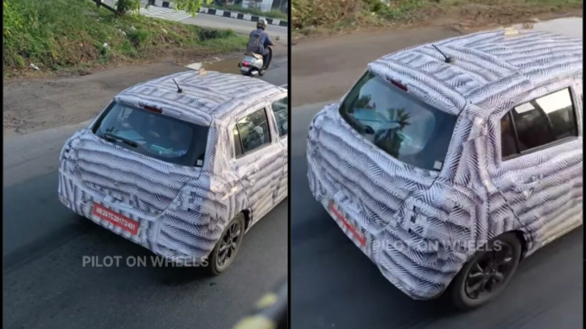 Maruti Swift Facelift Spotted Testing