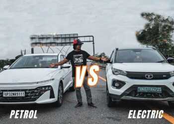 New Hyundai Verna Non-Turbo vs Tata Nexon EV Drag Race