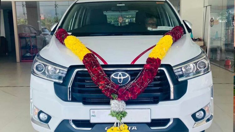 new toyota innova crysta delivery