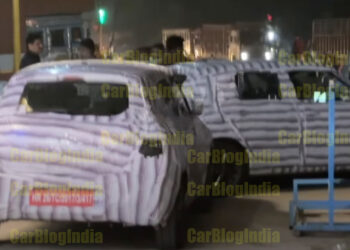 next-gen 2024 maruti swift spy image two test mules