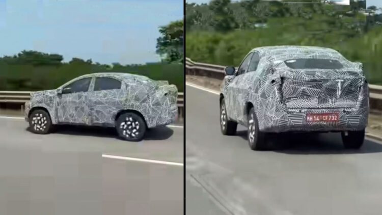Production spec Tata Curvv Spied
