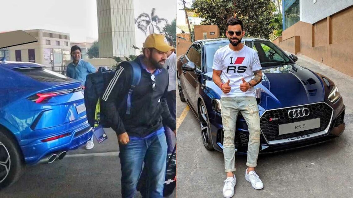 rohit sharma lamborghini urus virat kohli audi rs5