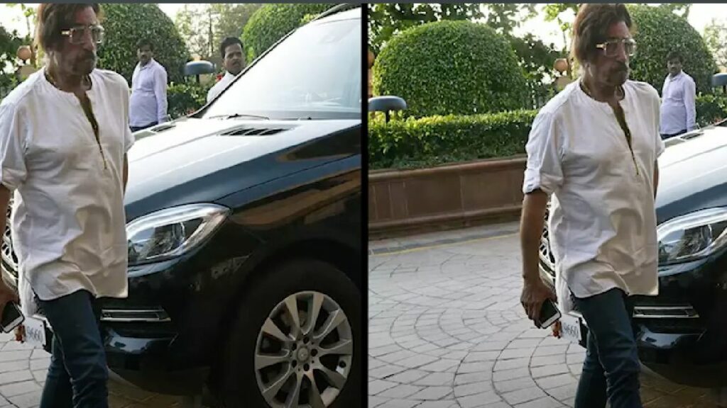 Shakti Kapoor with his Mercedes-Benz GLS 350d