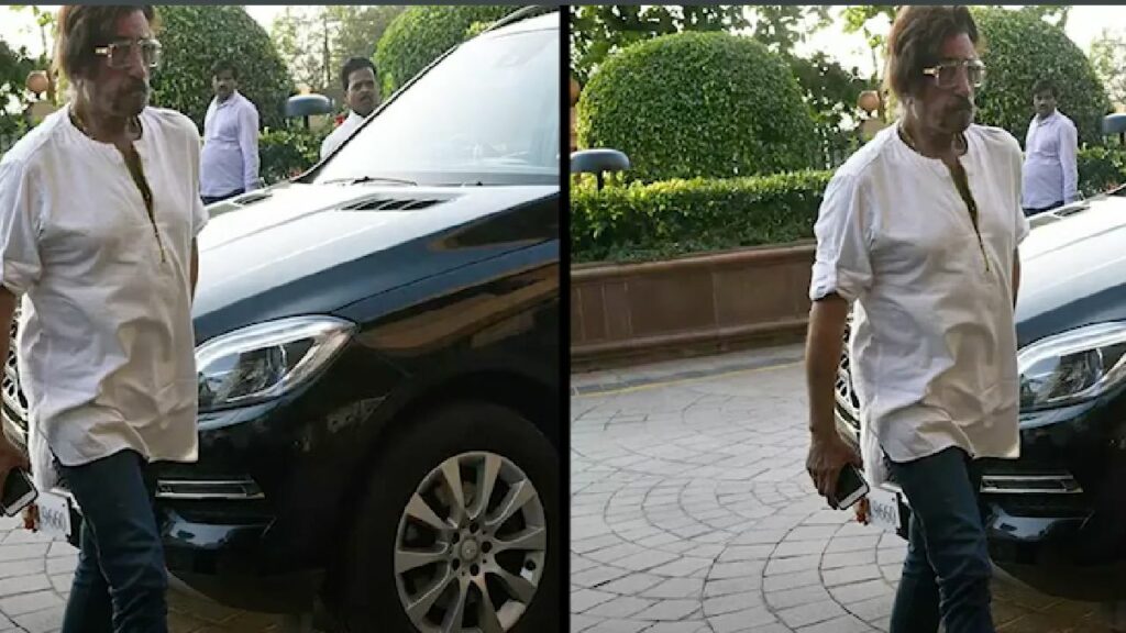 Shakti Kapoor with His Mercedes benz Gls 350d