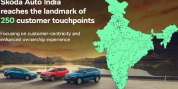 Skoda has 250 Customer Touchpoints in India