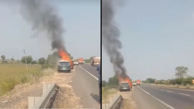 Tata Nexon EV Catches Fire