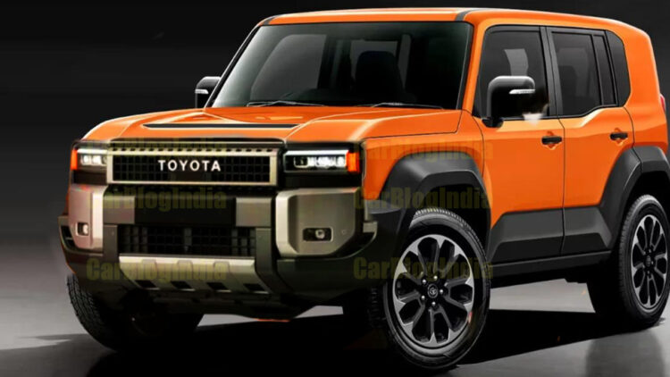 Toyota Land Cruiser Mini Front Three Quarters Rendering