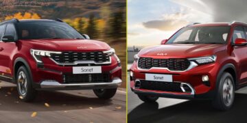 2024 Kia Sonet Facelift vs Old Model Comparison
