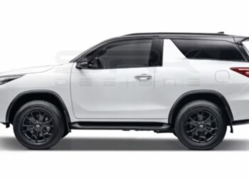 3-door Toyota Fortuner SWB